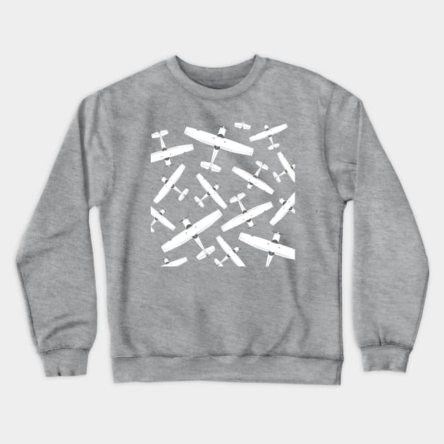 Cessna Pattern Crewneck Sweatshirt by Vidision Avgeek